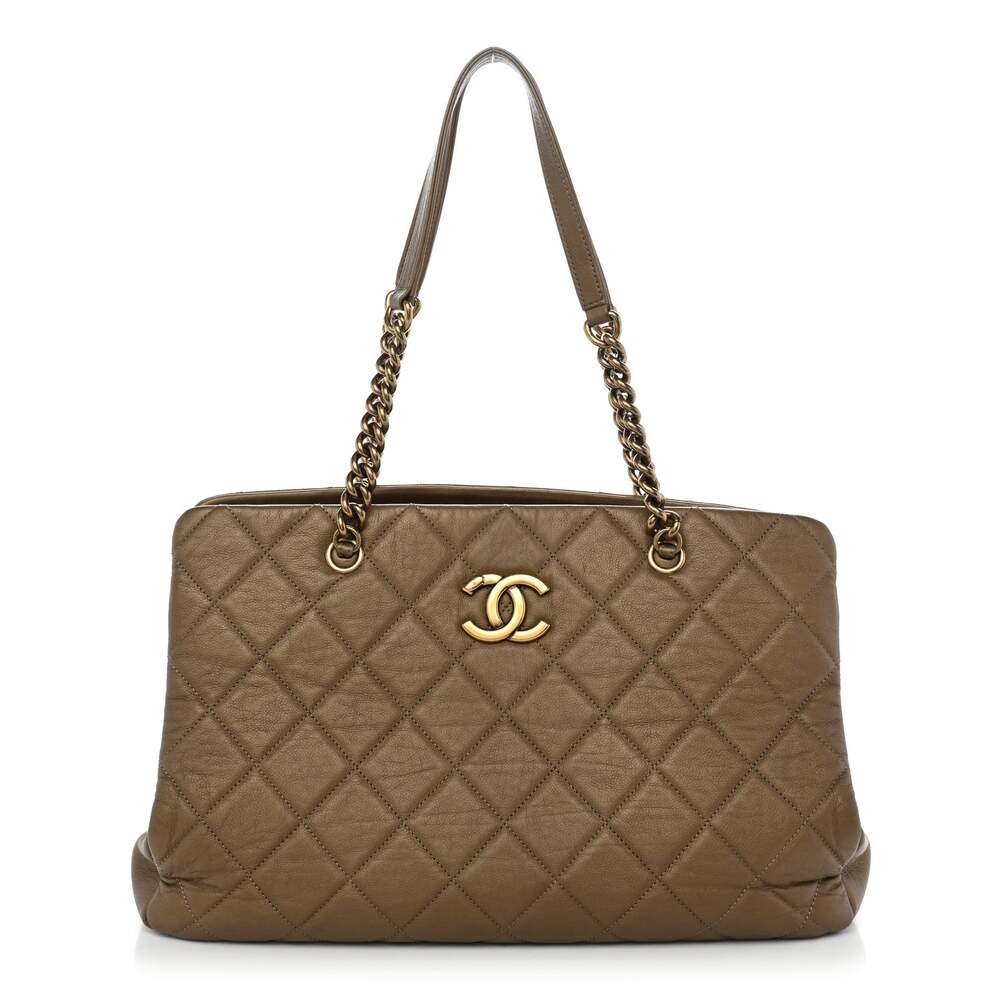 Chanel Metallic Calfskin Quilted Large #343004C19B